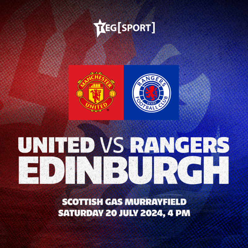RangersFC's tweet photo. 💙 #RangersFC are delighted to announce we have been invited to play @ManUtd in a pre-season friendly at Murrayfield this summer.

🎟️ An exclusive pre-sale ticket link will be emailed to season ticket holders and MyGers members this afternoon.

Learn More 👇