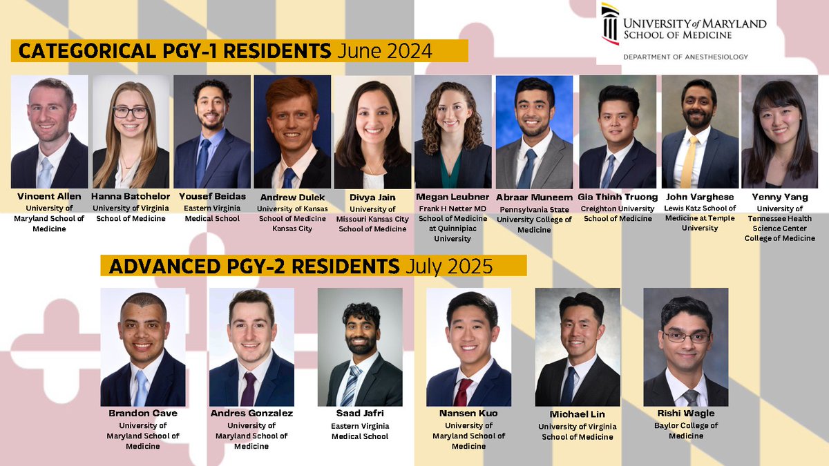 Please join us welcoming our newest additions to <a href="/UMSOM/">Som</a> anesthesiology family! #Match2024 #anesthesiamatch <a href="/futureanesres/">FutureAnesRes</a>