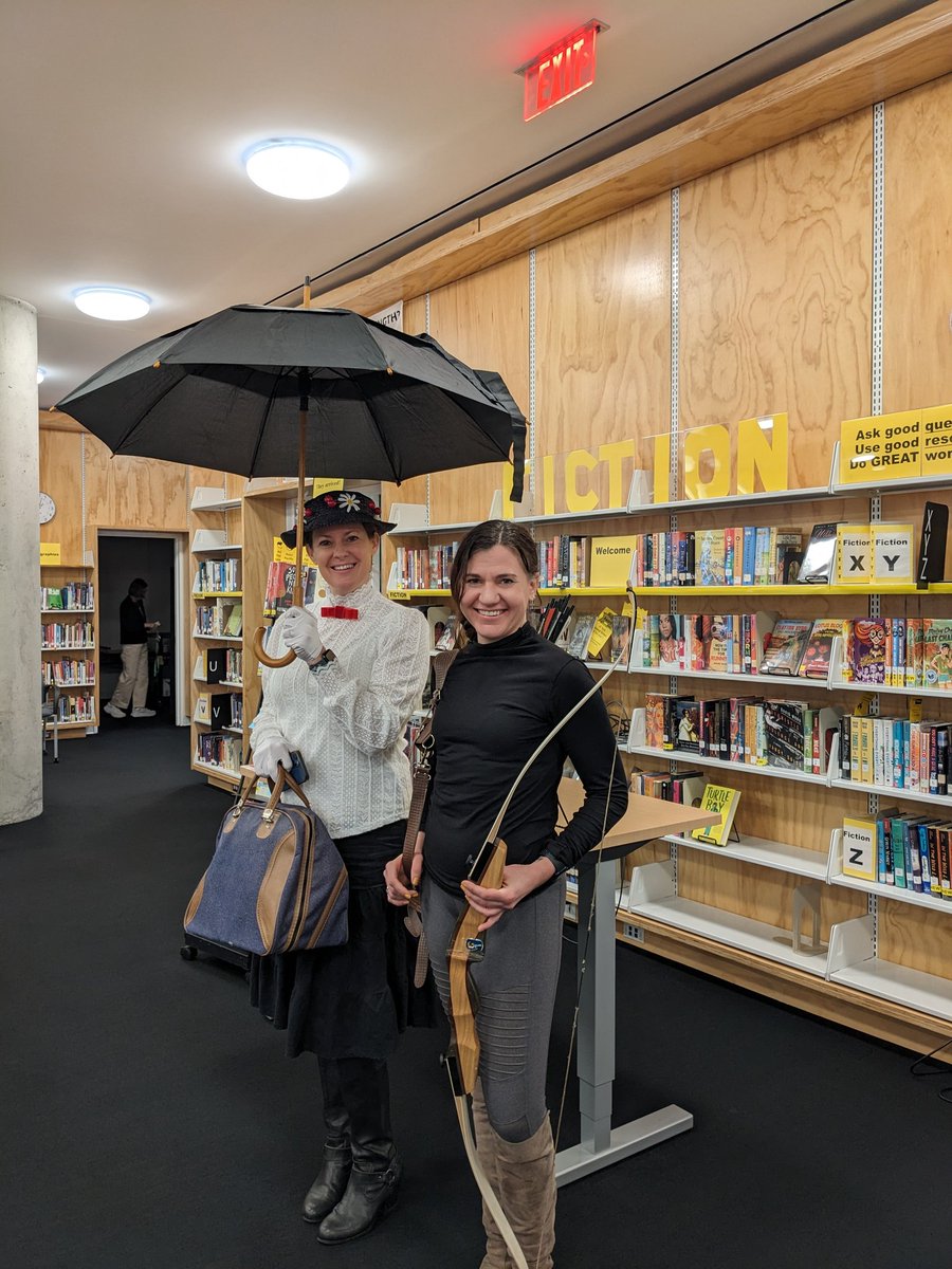 Women's History Month celebrates great women... including book characters like these two fabulous females of literature <a href="/HBWProgram/">HBWoodlawn</a> @CoolioChristy