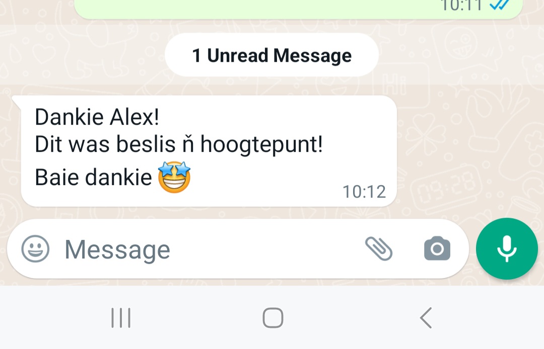 I'm super grateful for the number of bookings I have had this past weekend, and more so for the wonderful feedback I have received from the clients!