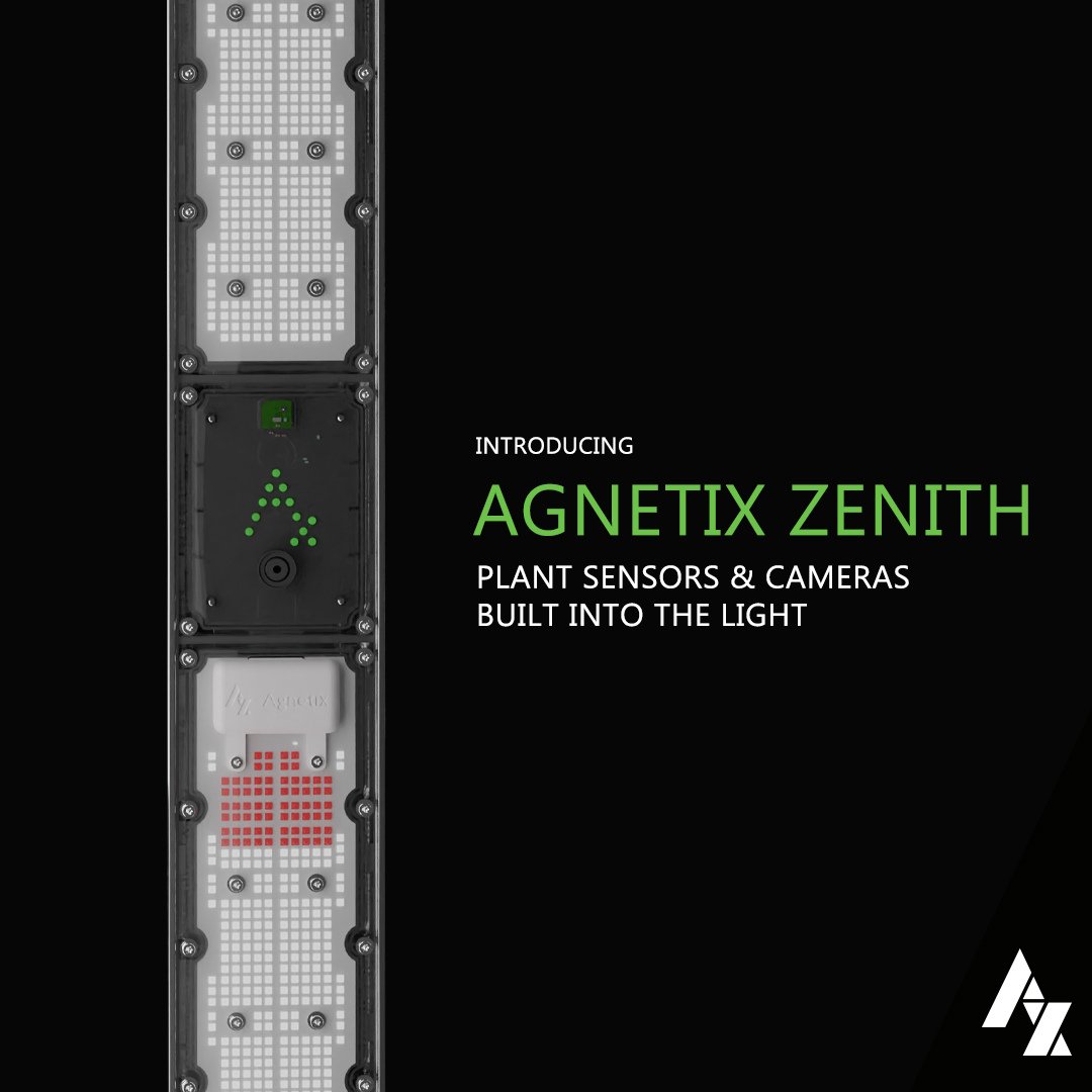 AgnetixLed's tweet image. Discover unparalleled growth with our Zenith product from Agnetix LED. Engineered for excellence, Zenith transforms your indoor farm with powerful, efficient lighting and technology to help you improve Harvest after Harvest. 
.
#AgnetixZenith #IndoorGrowth #LEDInnovation #CEA