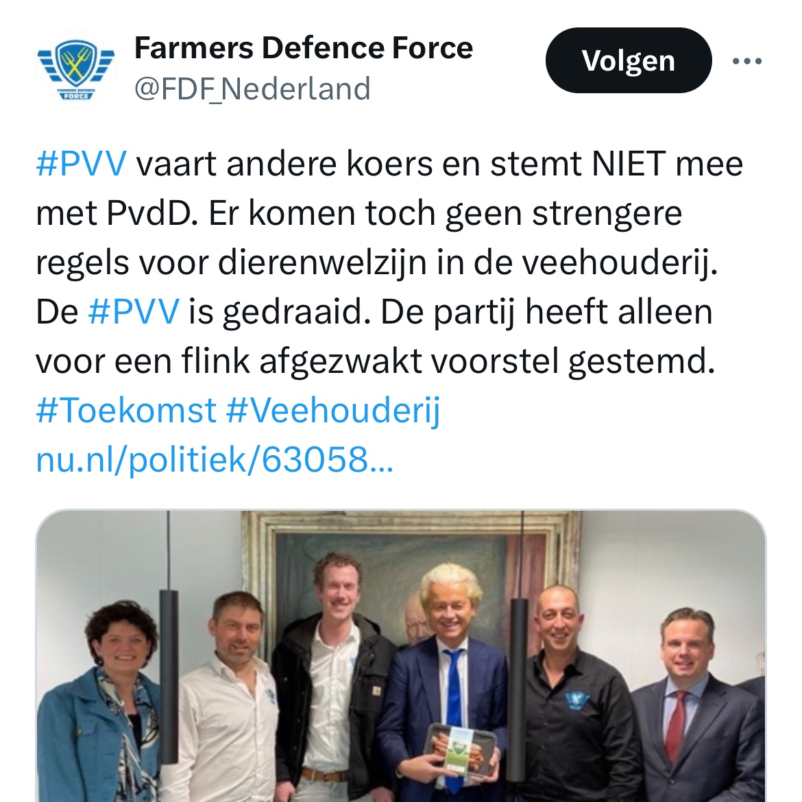 Rara hoe kan dat? Zowel Farmers Defence Force als D66 is blij met de uitkomst van de Wet Dieren.

Het antwoord: D66 verkoopt het als enorm succes, maar de vee-industrie heeft niks te vrezen van hun wetswijziging.