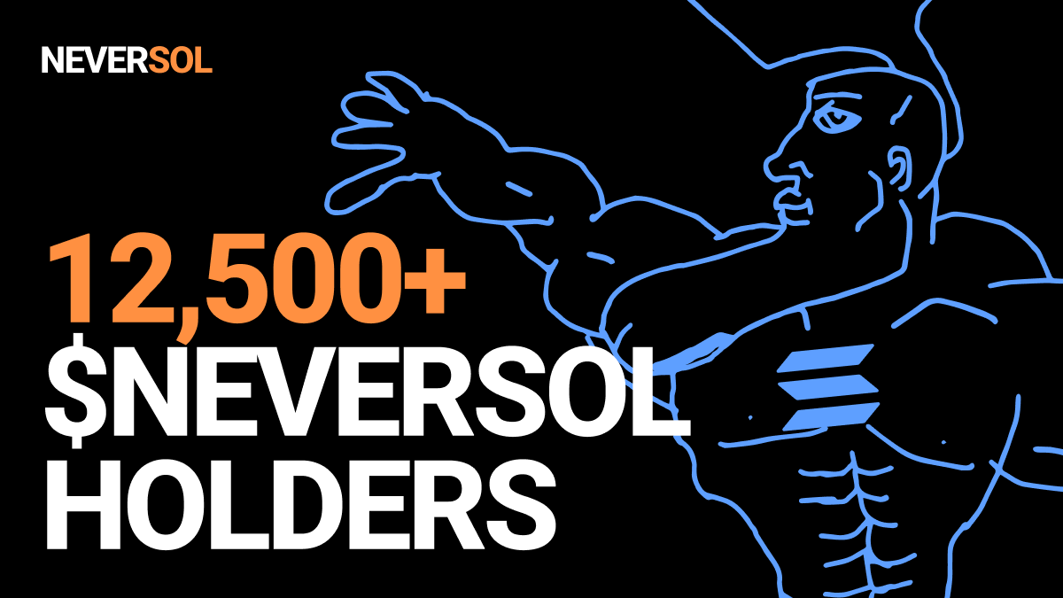 Neversol_coin's tweet photo. To celebrate 12,500 $neversol holders
Never RT
Never tag your friends
Never leave your wallet in the comments
Never buy $NEVER
And Never win $12,5k in $never tokens

https://t.co/tWYB8TgU6Y https://t.co/1DKCTeJ6Dt