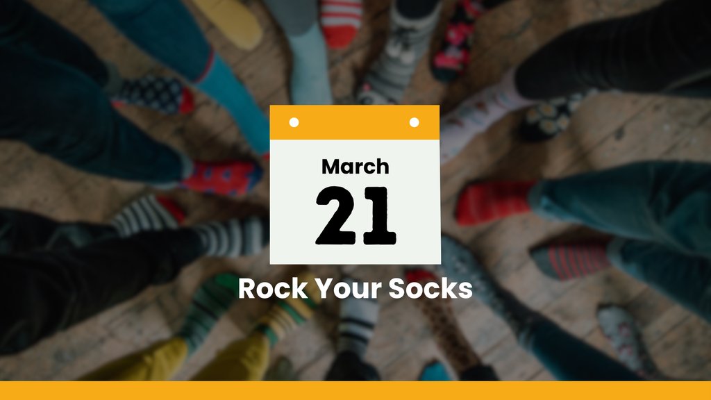 OttCatholicSB's tweet photo. 📣 Reminder: Get ready for World Down Syndrome Day, tomorrow, March 21! Wear your most colourful, mismatched socks to celebrate "Rock your socks" with us. 🧦🫶 RockYourSocks #DownSyndromeAwareness #ocsbBeCommunity https://t.co/lAyYRps2Z7