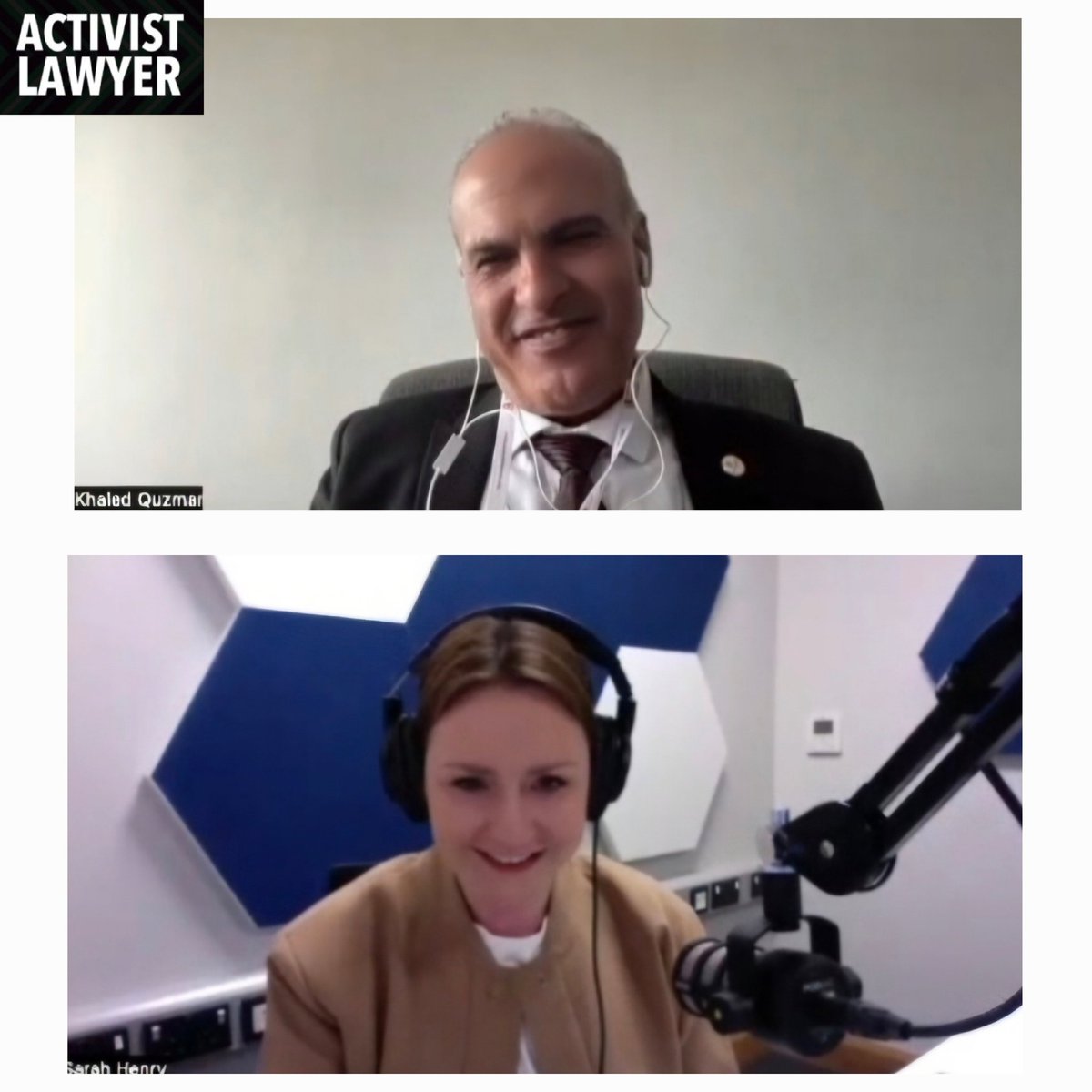 The next guest on @activistlawyer_ is Khaled Quzmar, human rights lawyer and Director General @DCIPalestine - an honour and privilege to interview him about his work, particularly in such unprecedented and extremely challenging times. Coming soon...