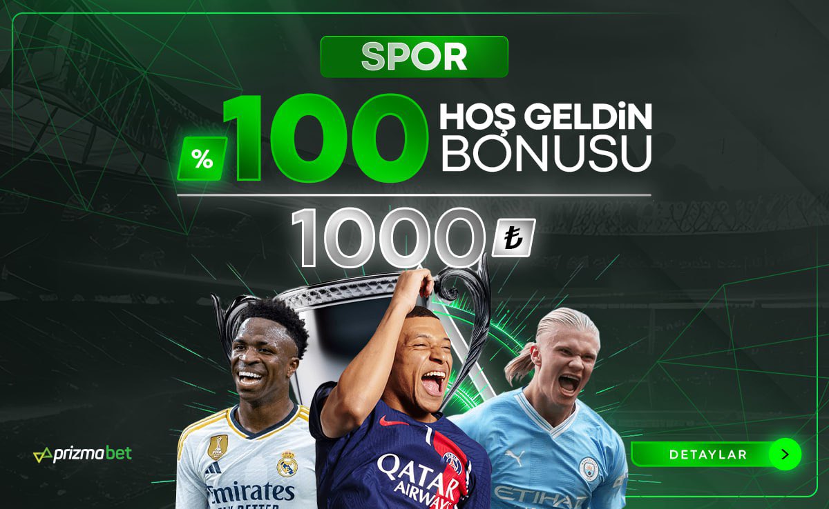 🎩 %100  Spor Hoşgeldin Bonusu sizlere Prizmabet'te  önde başlama avantajı sağlıyor !  
  
🐊Yüksek yüzdeler ve çok daha fazlası seni bekliyor !  
  
👇Detaylar: prizmabet520.com