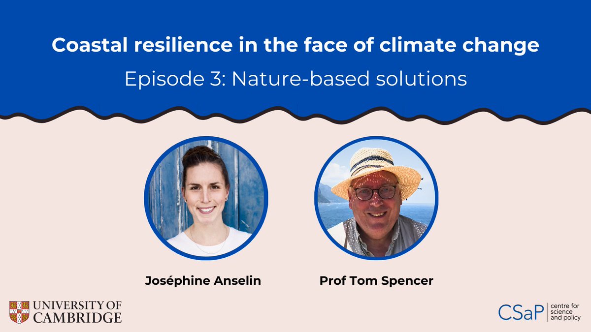 How can nature-based solutions help enhance the resilience of the UK’s coast? And what are some of the challenges associated with this approach? Listen to the episode 3 of our new podcast mini-series to find out: youtu.be/ELC_ECMMCSw #coastalresilience #coastaladaptation