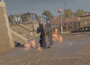 Ex_StreamX's tweet image. What I hated the most about shields before the rework was the difference in pov of the shield... well its still the case.
Why is it that when monty (fe) doesnt have a shield anymore on his pov when in fire but on ennemy screen its still covering a big part of his body ?

#r6siege