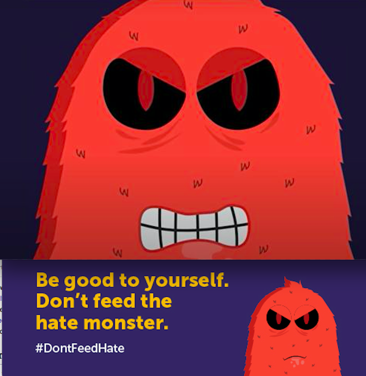 Police Scotland's 'Hate Monster' is a stunning example of Cute Authoritarianism in action. This is the use of childlike images and slogans to push forward authoritarian laws. The Hate Monster has been created to 'nudge' conformism to Scotland's New Hate Crime Laws. The result