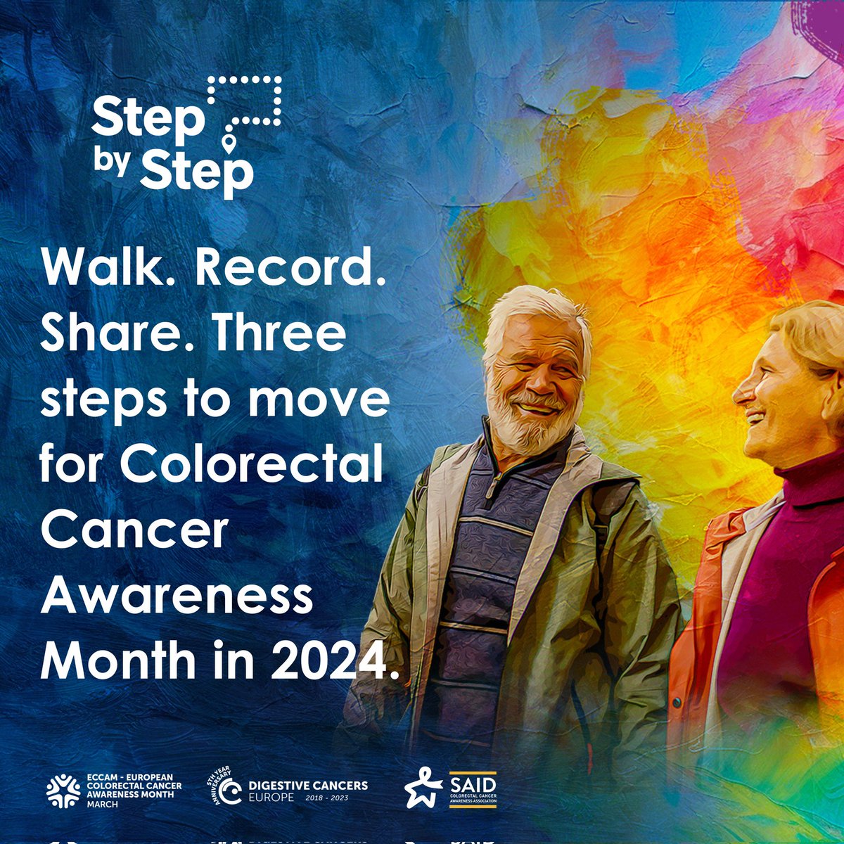 Download our app now to prevent Colorectal Cancer #StepByStep👉 
eccam.digestivecancers.eu

#ECCAM2024 #StepByStep #StepUpforCRC #CRC
#cancerprevention #CRC