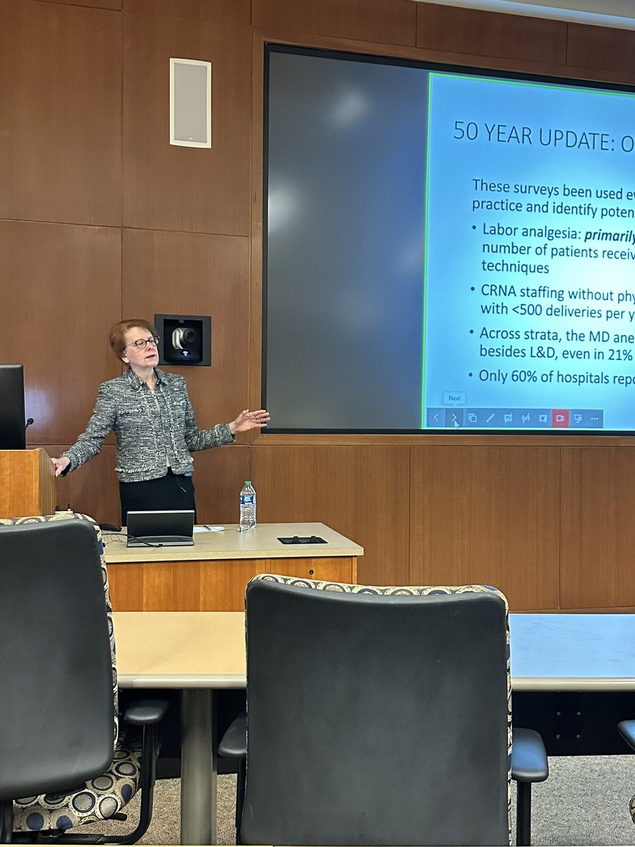 Fantastic grand rounds today from Dr. Brenda Bucklin on updates in OB Anesthesia’s. Great visit from a UNMC alum! <a href="/UNMCanesthesia/">UNMC Anesthesiology</a> <a href="/UNMCCOM/">UNMC College of Medicine</a>