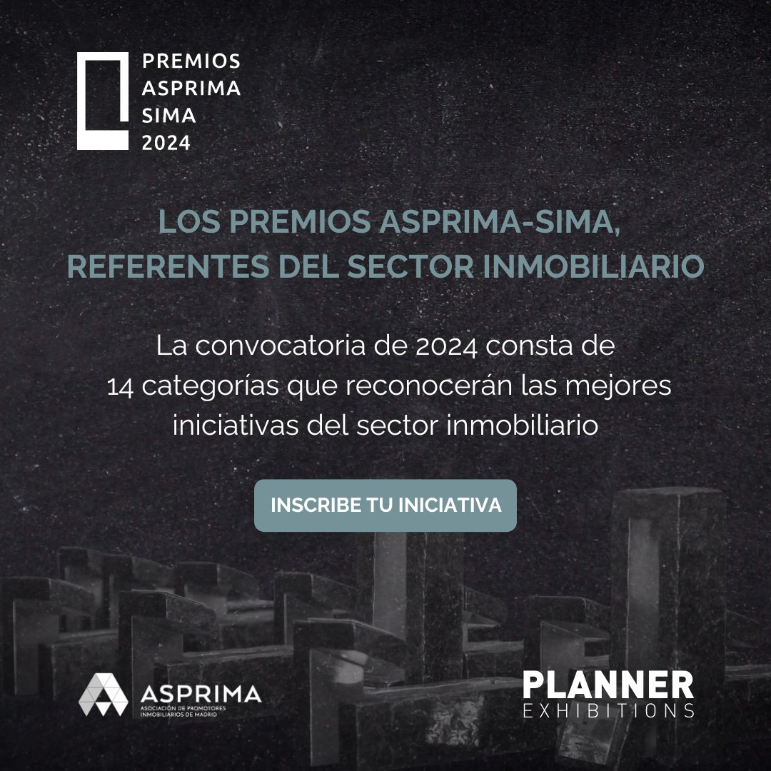 🏆 Los Premios ASPRIMA-SIMA son un referente para el reconocimiento de las mejores iniciativas del sector. Si tienes un proyecto, y crees que merece un reconocimiento, el plazo de presentación de candidaturas sigue abierto.

✏️ Registra tu iniciativa:

premios.simaexpo.com
