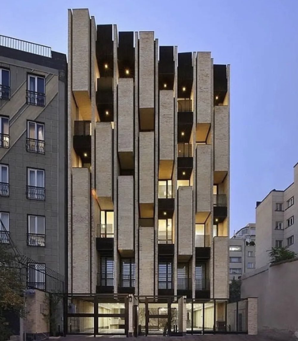 SustainableTall's tweet photo. Constantly in awe of the creative formal use of brickwork in modern Iranian apartments

Apartment 04 by Mehrad Ali Mohammadi and Milad Salehi Wasegh https://t.co/EXCQ1U9HPZ