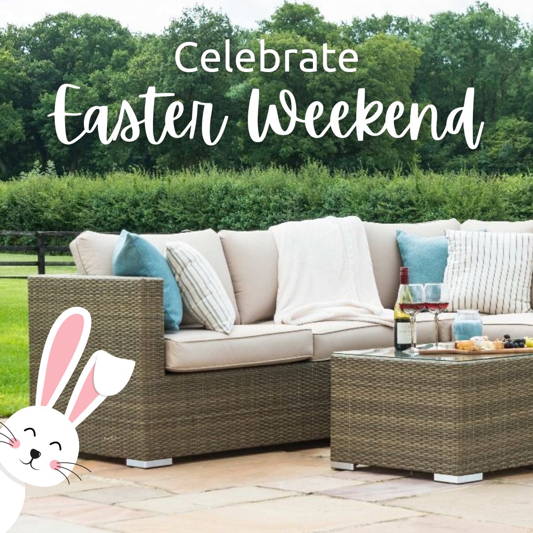 Betterbed_Uk's tweet photo. Celebrate the long Easter Weekend with our range of Maze Garden Furniture! 🙌

Read our #blog here: https://t.co/CyKvW8qcju

#BetterBedCompany #MazeGardenFurniture #GardenFurniture #GardenFurnitureUK #OutdoorFurniture #OutdoorFurnitureUK #EasterWeekend #Easter #HappyEaster https://t.co/XTk7jtlmwI