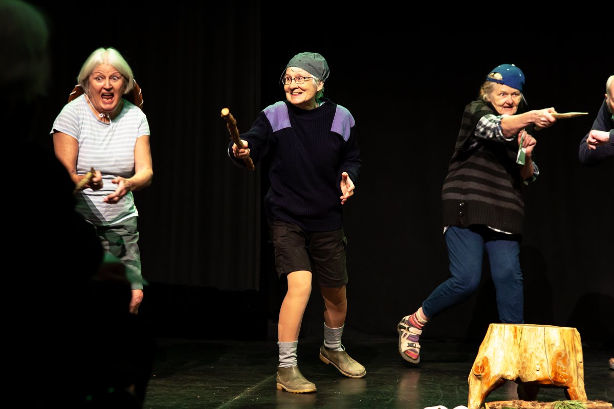 TheDukesTheatre's tweet photo. Last week the members of our Prime Time project were on stage again, sharing their work to another packed-out audience in Moor Space!🥳 

They presented extracts from a variety of different plays, which were selected to showcase the range of skills they have developed. https://t.co/L233rVQu0x
