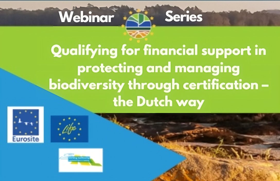 🌿 Join us for our upcoming webinar: "Qualifying for financial support in protecting and managing biodiversity through certification – the Dutch way".
📅 Be part of the conversation on April 10th.
🔗 Register now: eurosite.org/event/webinar-…
<a href="/Eurosite/">Eurosite - the European Land Conservation Network</a>