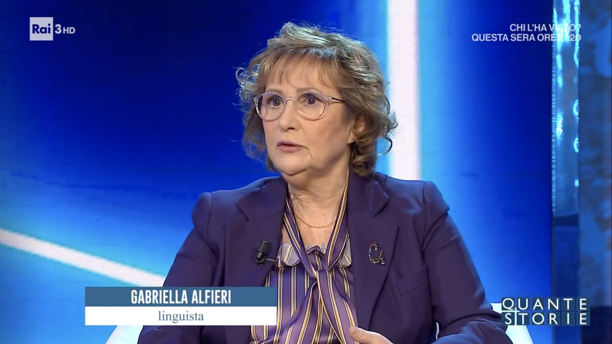 L'intrattenimento è il genere più rappresentativo dal punto di vista dell'azione linguistica diretta che la TV ha esercitato sul pubblico nello stimolare ed esercitare imitazioni, dice Gabriella Alfieri a #QuanteStorie #RaiTre