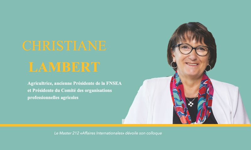 Dauphine212's tweet photo. [COLLOQUE 2024]
Le Master 212 a le plaisir de vous convier à son colloque, le 2 avril à 18H45 à Dauphine. Nous avons l'honneur d'annoncer @ChLambert_FNSEA comme intervenante.  Présidente du @COPACOGECA , ancienne présidente de la @FNSEA.

Inscription : https://t.co/rxIEuMs2w2 https://t.co/1rmxCaz1P6