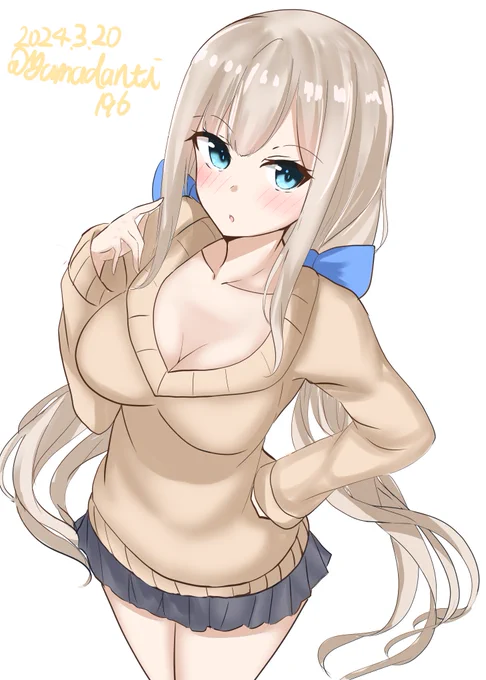 #艦これ版深夜の真剣お絵描き60分一本勝負 #艦これ版真剣お絵描き60分一本勝負_20240320メリーランド 