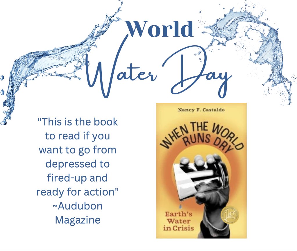 It's #worldwaterday2024 ! What are you reading? 
@AlgonquinYR #WhenTheWorldRunsDry #WaterIsLife