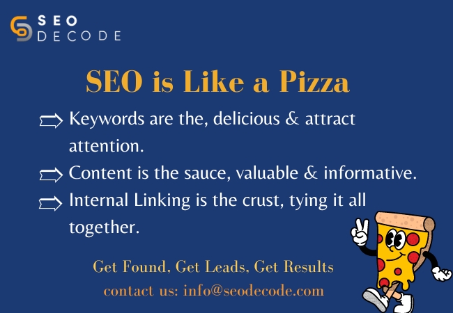 seodecode's tweet image. SEO is Like a Pizza!!

My website content is like a delicious pizza. Great keywords are the cheese, valuable information is the sauce, and internal linking is the perfect crust that ties everything together.

#SEOrecipes #seo #contentmarketing #DigitalMarketingStrategy