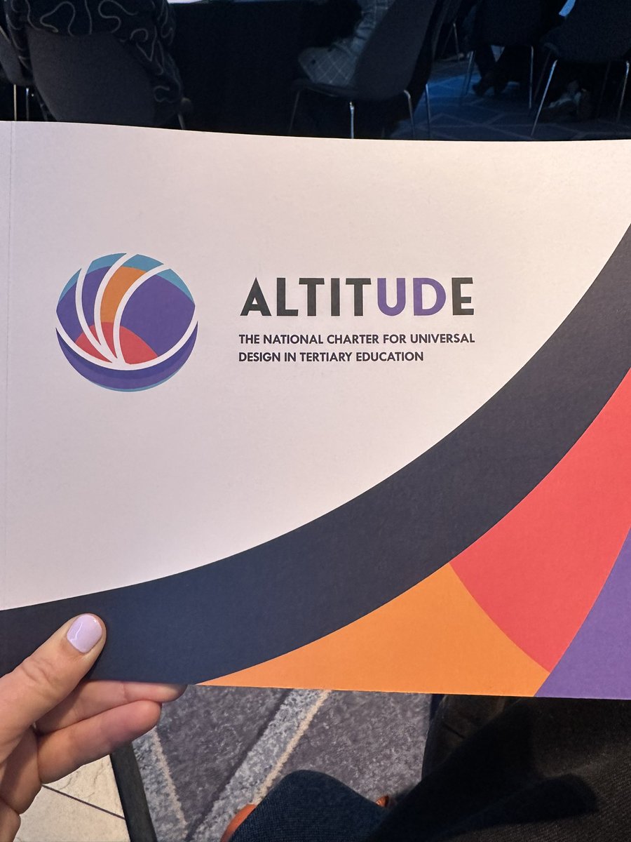 Such an important day for Irish tertiary education with the launch of the Altitude Charter at #AHEAD2024 conference