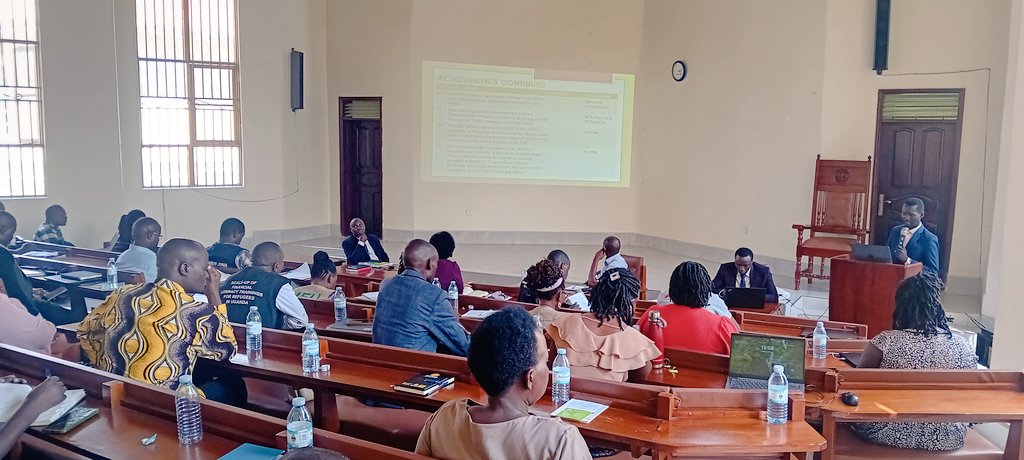 Isingiro DLG holds her 1st partners coordination meeting chaired by CAO and UNHCR. Heads of Departments sit in sectoral coordination meetings with their support partners, and today, HODs are presenting their sectoral progress reports to all partners in Isingiro