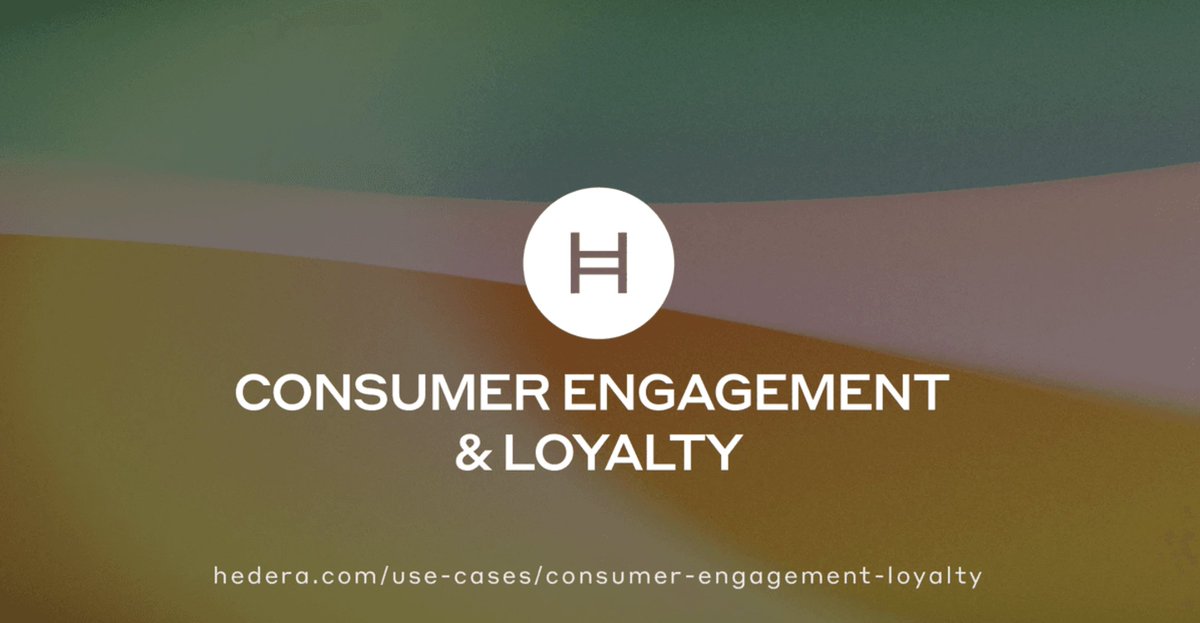 🛍️ Consumer engagement is being revolutionized by #DLT; the #Hedera network is providing the infrastructure to enable both global brands and individual creators to effectively realize the disruptive potential of #web3 in how they connect and engage with their communities. 🎁…