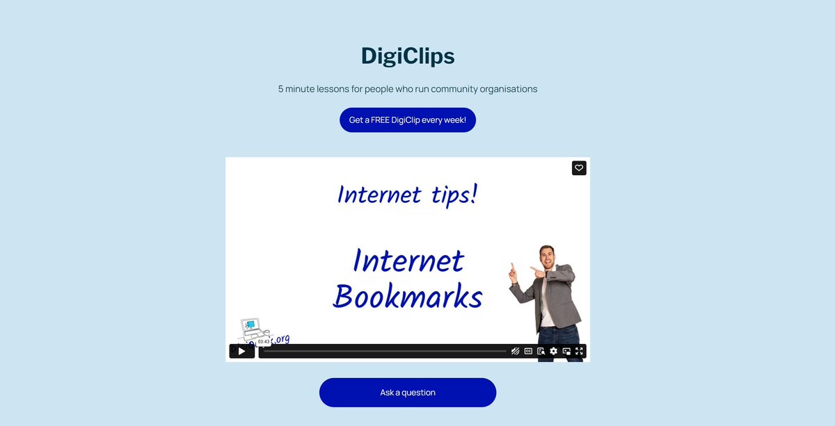 digi_kick's tweet image. Do you know what time it is? That&apos;s right... it&apos;s time for this week&apos;s FREE DigiClip!! This short video can be watched in your tea break, with a nice brew, for FREE! Click the link to see your FREE DigiClip now digiquick.org/digiclips/ #DigitalCommunity #WeGotYou #DigiClips