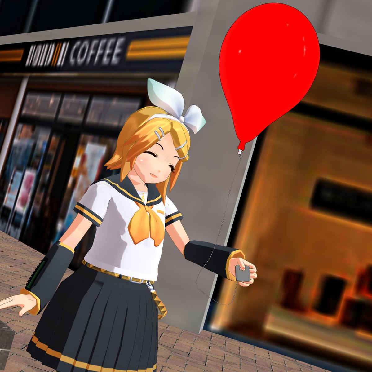 リンちゃんと風船