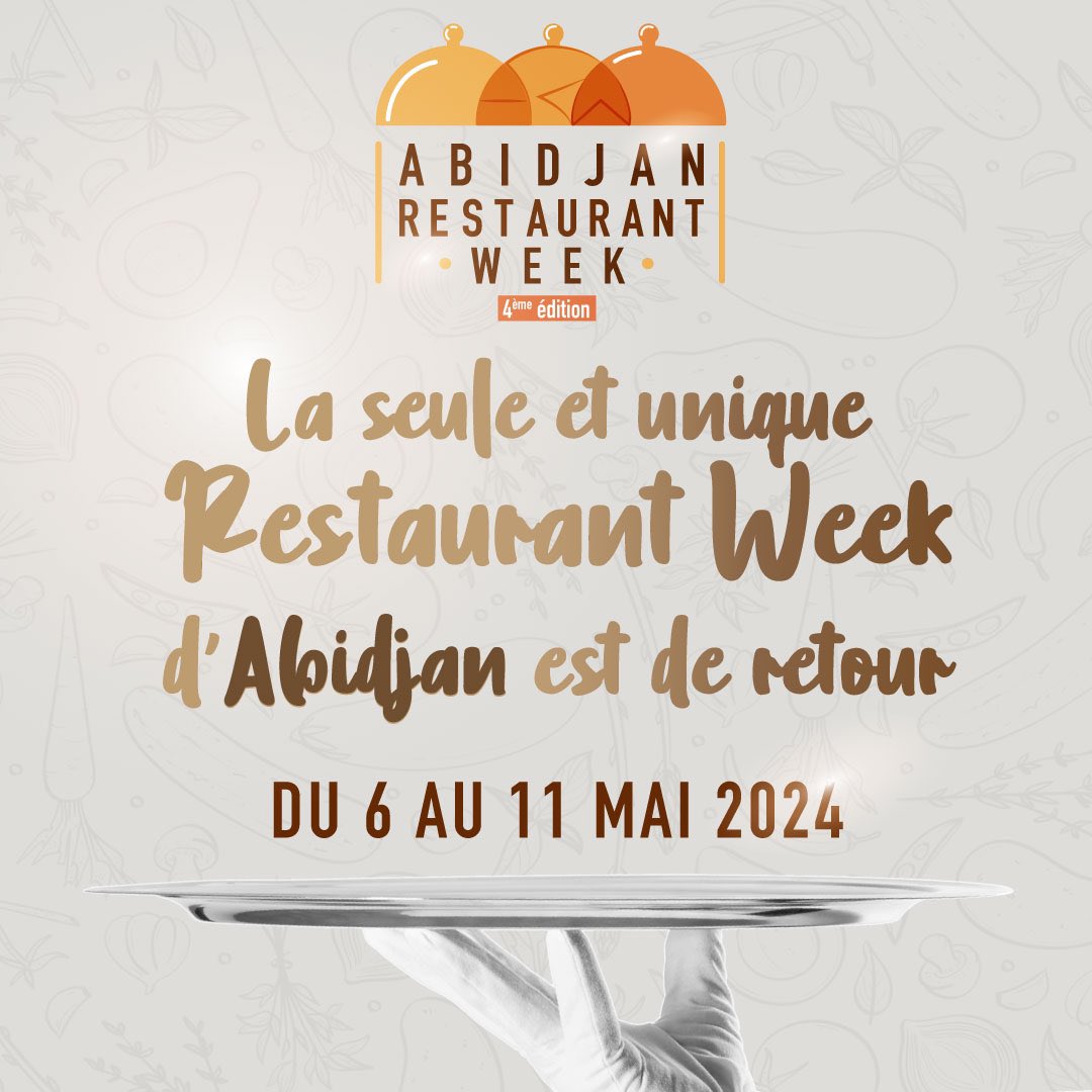 🗓️ 𝐒𝐀𝐕𝐄 𝐓𝐇𝐄 𝐃𝐀𝐓𝐄 !⁣⁣⁣⁣
⁣⁣⁣
Vous l’attendiez avec impatience et la voilà de retour.⁣⁣⁣⁣
⁣⁣⁣⁣
ᴀʙɪᴅᴊᴀɴ, ᴠᴏᴛʀᴇ ʀᴇꜱᴛᴀᴜʀᴀɴᴛ ᴡᴇᴇᴋ revient en Mai 👉🏾 abidjanrestaurantweek.com

#arw2024 #abidjanrestaurantweek by @Afro_Foodie 🌟