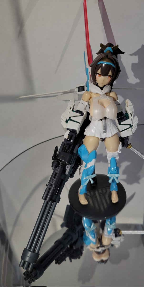 mysterooo's tweet photo. I can fix her 🥴
.
.
.
.
.
.
#megamidevice 
#framearmsgirl 
#チーム地球連合
#wonderfest
#boobs
#modelkits 
#gunpla
#japan https://t.co/MQfdZ4RZM3