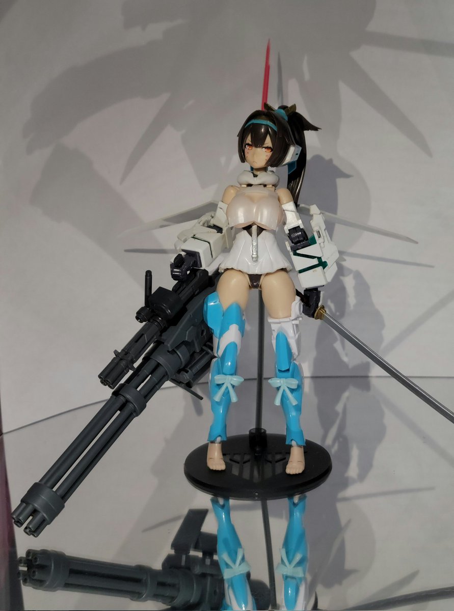 mysterooo's tweet photo. I can fix her 🥴
.
.
.
.
.
.
#megamidevice 
#framearmsgirl 
#チーム地球連合
#wonderfest
#boobs
#modelkits 
#gunpla
#japan https://t.co/MQfdZ4RZM3