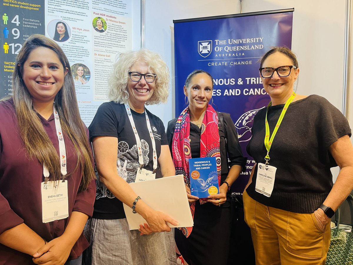 An honor to share this space with the biggest and most respected academics, researchers and clinicians in the field of First Nations Peoples cancer research. Thrilled about the book Indigenous & Tribal Peoples and cancer, available to purchase - June2024 #WICC2024