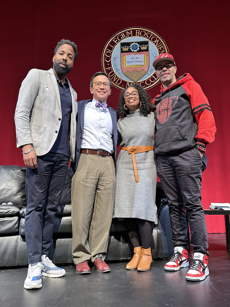 Had the honor of moderating last night’s conversation about the #health of Black and Brown Men with Drs. Leah Gordon (DNP) and @RickLee6 and @KeithMascoll at @BostonCollege School of Nursing @BC_CSON Introduced my concept of #medicalcapitalism We’re airing it soon!