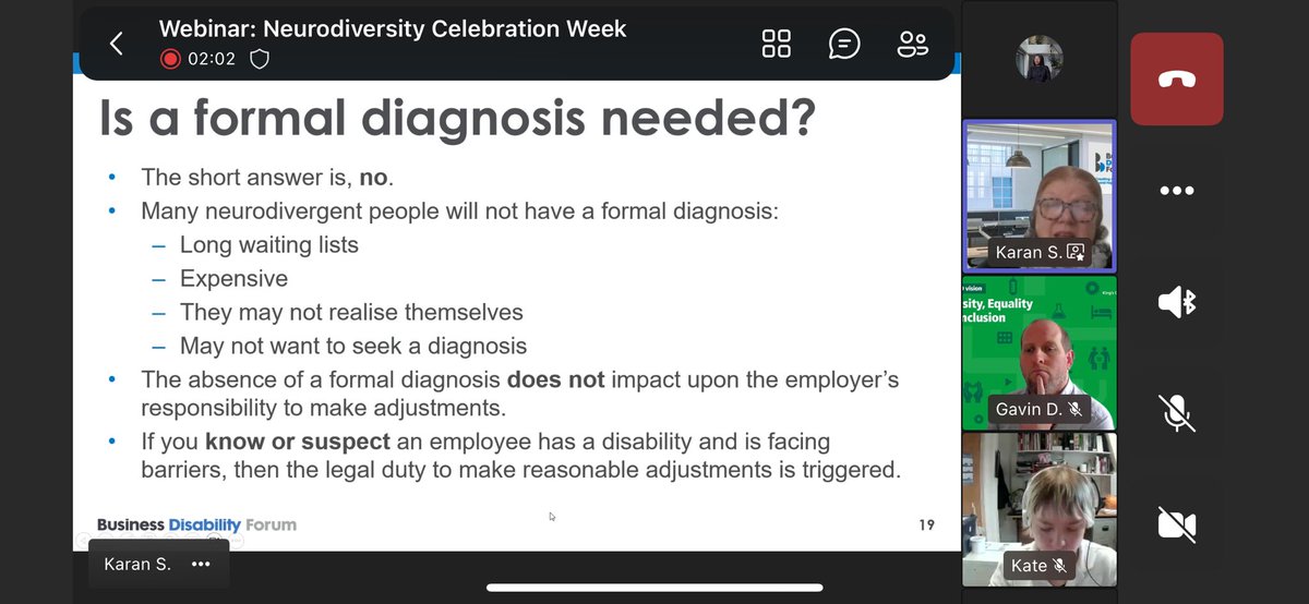 we are live @KingsCollegeNHS celebrating Neurodiversity week with our colleague from @DisabilitySmart 
#NeurodiversityCelebrationWeek