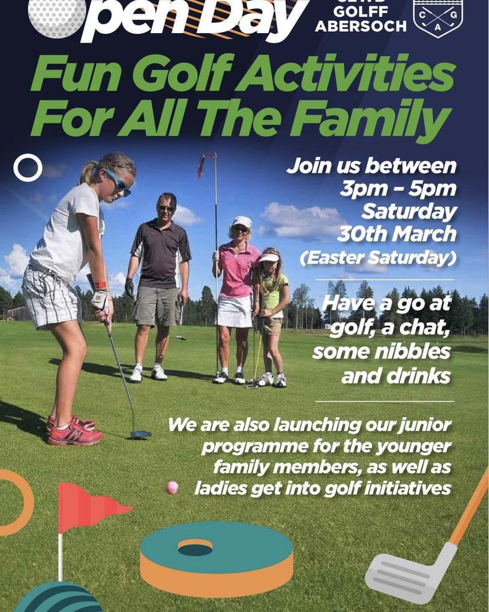 abersochgolf's tweet image. Come and join in on Easter Saturday 

#funforallthefamily #newtogolf #playgolf