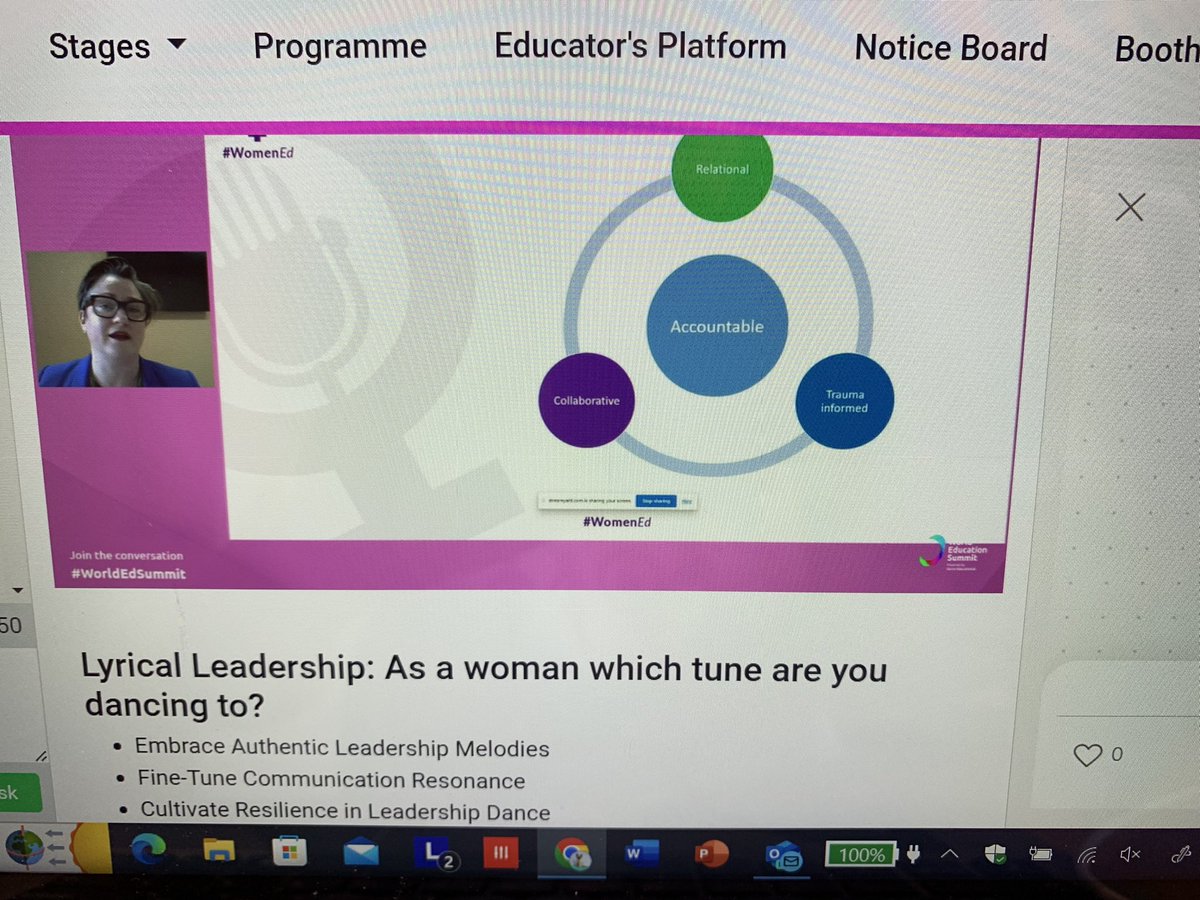 WomenEd 10%Braver #DisruptiveWomen (@womened) on Twitter photo Leadership as a Human. We would all want that, yes?
<a href="/BCGreenhalgh/">Bianca Greenhalgh She/Her #Ubuntu #AntiRacist</a> shared her key strategies to ensure creativity and innovation as developmental leadership, a culture where mistakes are seen as positive learning. 💜💜
#WomenEd #WorldEdSummit Leadership as a Human. We would all want that, yes?
<a href="/BCGreenhalgh/">Bianca Greenhalgh She/Her #Ubuntu #AntiRacist</a> shared her key strategies to ensure creativity and innovation as developmental leadership, a culture where mistakes are seen as positive learning. 💜💜
#WomenEd #WorldEdSummit