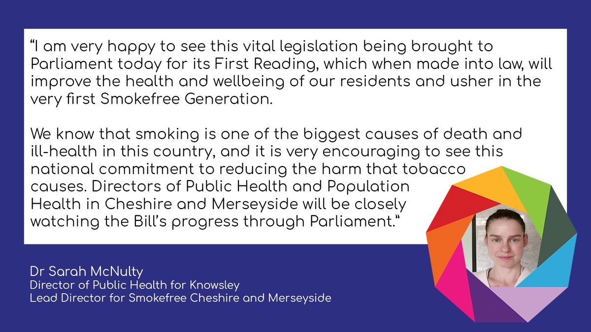 'Tobacco and Vapes Bill will create “positive impact” for young people and future generations' Read the full news story here ➡️bit.ly/490d7HX #SmokefreeGeneration #SmokefreeCM @ian_ashy @NHSCandM @KnowsleyCouncil