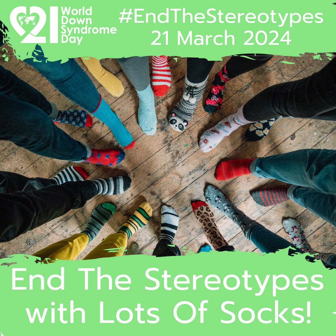 Chldns_Hrtbeat's tweet photo. It's World Down Syndrome Day⭐
This year's theme is #EndTheStereotypes The 'Lots Of Socks' campaign is a fun and easy way to raise awareness. Wear your brightest and boldest socks 🌈 We want to see your rocking your socks so tag us in your pics📸
CHT Team❤️
#WorldDownSyndromeDay https://t.co/8naSGSiQvj
