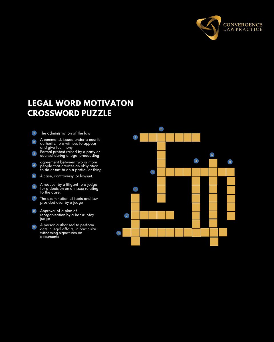 Convergence_LP's tweet image. Just another Wednesday in the law books, Cracking the code, one word at a time! 🧩✍️
#ConvergenceLawPractice #Legal 
 #CrosswordPuzzleFun #WednesdayMotivation 
@Alpha_Yom @kaycee4c
