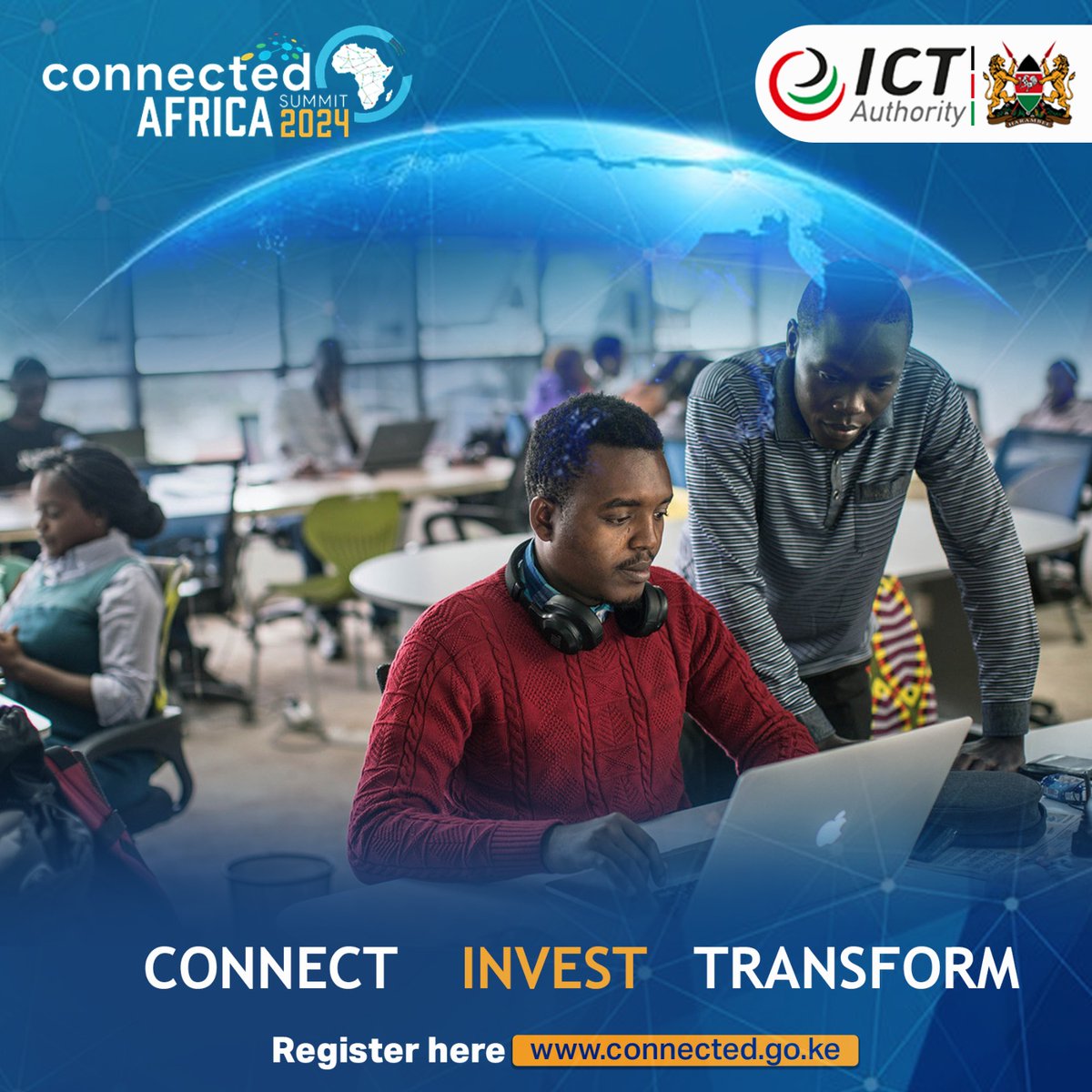 Immerse yourself in Nairobi's culture of digital economy. Learn from local success stories, visit innovation hubs, and lets compare what Africa has on its digital transformation journey. Connect today at connected.go.ke #ConnectedAfricaSummit2024 @ICTAuthorityKE