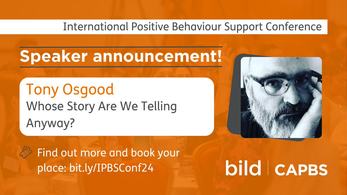 📣 Speaker announcement! Tony Osgood will be joining us in Liverpool and online on 16 and 17 May for #IPBSConf24 to speak on how we keep track of whose story we're telling when we talk about the work done in #PBS Book your ticket today: bit.ly/IPBSConf24