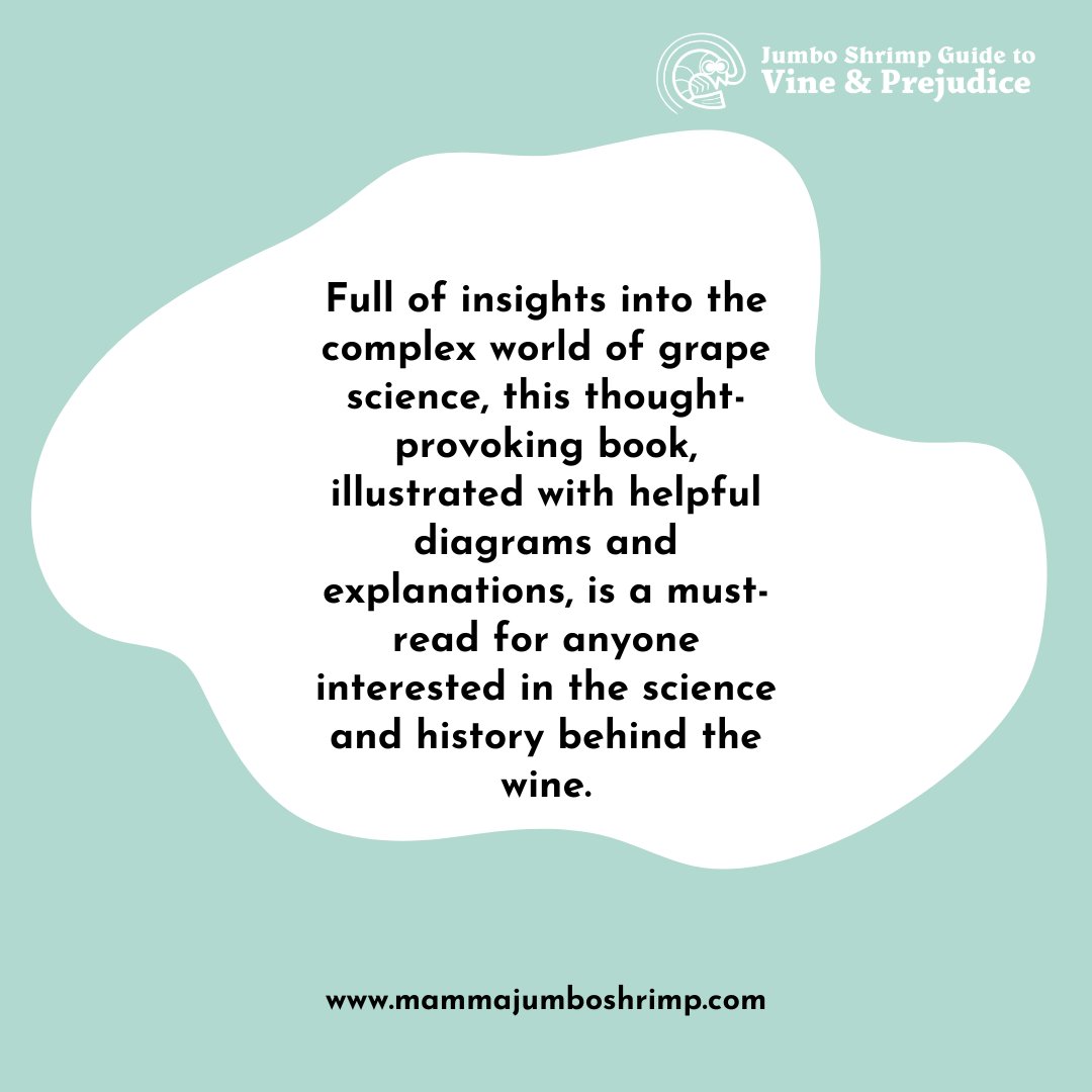 📖🍇 Unlock the secrets of grape science with 'Vine and Prejudice'! 🧪🍷 This thought-provoking #book, adorned with insightful diagrams, is a must-read!📚 ✨ Dive into the fascinating blend of science and history. Available online at mammajumboshrimp.com or on Amazon!