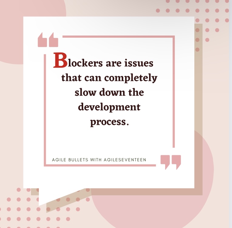 agileseventeen's tweet image. Unlock the ABCs of Agile Methodology with our Agile Bullet! 🚀
Today's dynamic duo: Burndown Chart and Blocker
Dive into Agile knowledge! And stay updated- lnkd.in/dB6fHTjm
#agilemethodologies #agilebullet #Agile #scrum