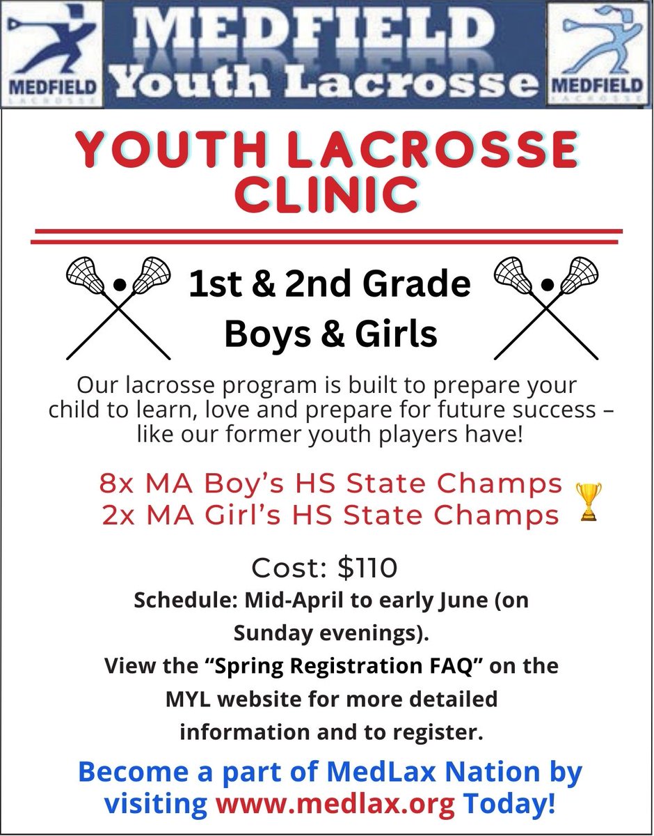 Medfield Youth Lacrosse (@MedYouthLax) / Posts / X