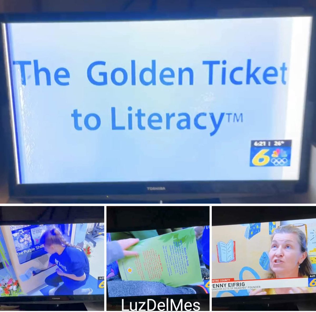 luzdelmes's tweet photo. WHAT A SURPRISE!
The Purple Shell illustrated by @VVMoji made it to the Golden Ticket to Literacy Book Vending Machine thanks to a brilliant women who put her dream into action. Bravo Eifrig Publish for your vision and mission. Thank you! 🌹
#ThePurpleShell 🐚#LuzDelMes ✨ https://t.co/eBFT9pPrCr