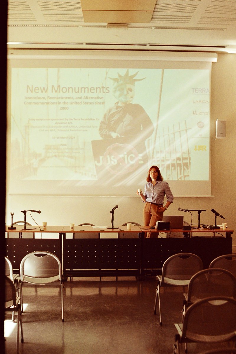 martynamajews13's tweet photo. My first ever analogue conference photos courtesy of @MichaelTomasz12. #NewMonuments #Paris https://t.co/6U0I1m246o