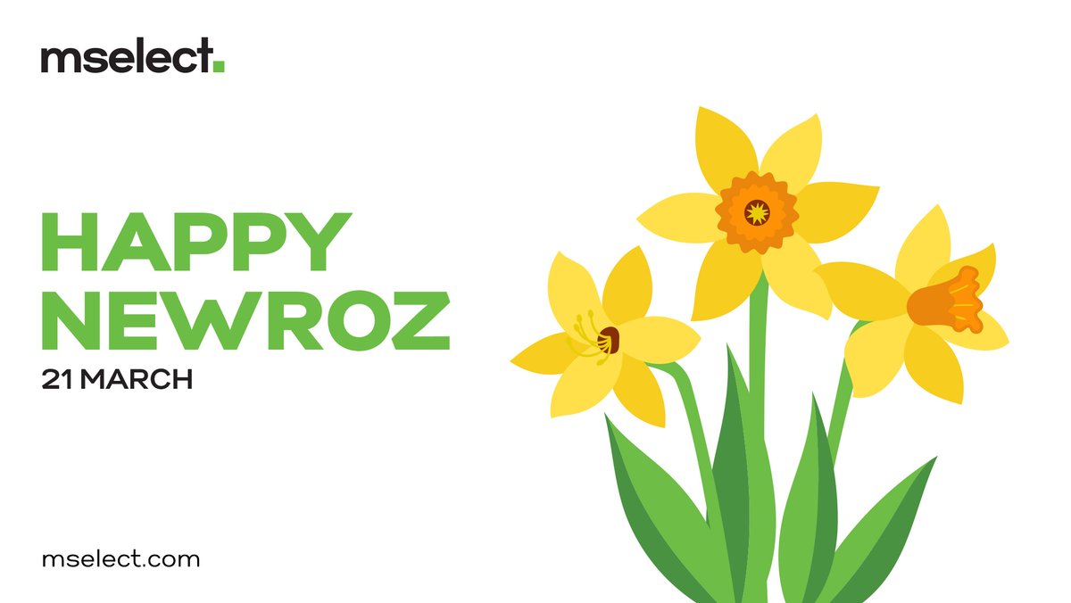 mselectonline's tweet photo. نەورۆزتان پیرۆز بێت!
Happy Newroz to all who are celebrating!
#mselect #newroz https://t.co/guFbxKe2B3