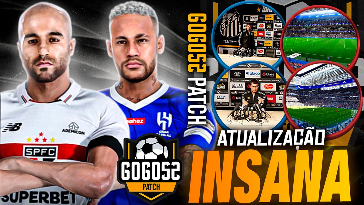 TudodePES's tweet photo. PES 2021 - CONFERINDO TUDO DA NOVA ATUALIZAÇÃO DO PATCH DA GOGOSZ 4.7 (NOVAS FACES/ESTADIOS/KITS)
Vídeo Completo: https://t.co/EcFSMF7owX
#gogoszpatch #patchgogosz #pes2021 #eFootball2024 https://t.co/Z0KYbE52vH